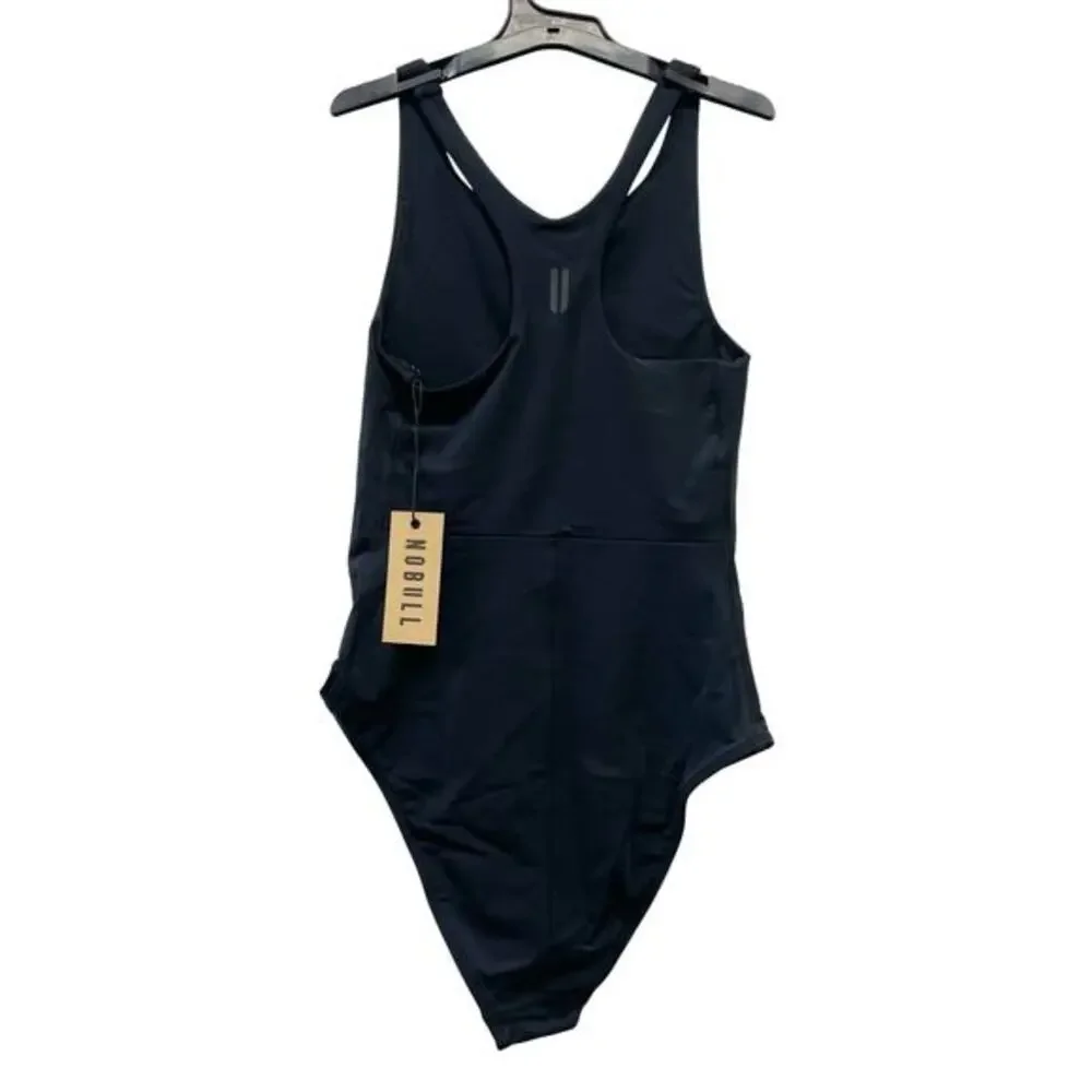 NoBull‎ Women's Black Racerback One Piece Swimsuit Size XS